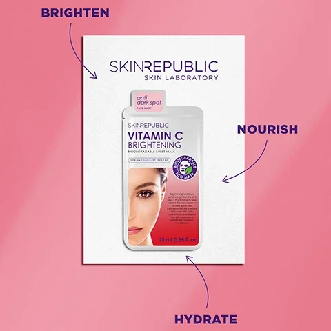 Image 1, brighten, nourish, hydrate