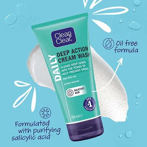 Image 1, formulated with purifying salicylic acid, oil free formula. Image 2, new packaging, same great formula. old pack