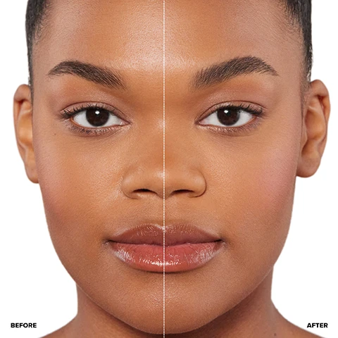 Image 1 - A split image of a persons face shows a before and after comparison, with the left side depicting natural eyebrows and skin, and the right side showing more defined eyebrows and a subtle cheek blush, labeled BEFORE on the bottom left and AFTER on the bottom right. Image 2 - Three pairs of eyes are shown in a before and after comparison, demonstrating fuller, more defined eyebrows and longer, curled eyelashes across different skin tones, with text that reads BEFORE and AFTER. Image 3 - A rose gold compact lid with Anastasia Beverly Hills branding, a clear container, and a black spoolie brush are shown next to text describing the products features: Flexible, strong-hold for long-lasting wear; Universal clear formula with no stiff feel, residue or flaking; Lifts, tames + sculpts for customizable brow styling. Image 4 - A close-up shows a persons eye and eyebrow being groomed with a black spoolie brush, next to text that reads: ANASTASIA TIPS Start with a clean spoolie brush. Clean your brush after each use. Use a small amount of product. Keep the lid tightly sealed. Work off the back of the cap. Image 5 - A three-panel graphic shows a close-up of an eye demonstrating eyebrow styling steps: first, a brush applies product with upward motions, second, the brush blends product across the brow, and third, a flat spatula lays hairs down; the accompanying text reads: STEP 1 Using a small amount, apply using short, upward motions. STEP 2 Blend throughout the brow to create desired shape. STEP 3 Using the flat spatula, lay hairs down flat for a laminated-look. Image 6 - The image displays two black brow spoolie brushes next to a clear jar of brow gel and a pink Anastasia Beverly Hills lid, with an inset showing a spoolie brush and a flat spatula tip, featuring the text Pair With Brow Freeze® Applicator, Spoolie Brush Brush through the brow to create desired shape, and Flat Spatula Press hairs down for a laminated-effect. Image 7 - The image displays a three-section comparison of brow products and their effects: the first section shows a rose gold Clear Brow Gel tube with a mascara wand and an eye with naturally styled brows, alongside the text CLEAR BROW GEL, THE LOOK Natural + polished, IDEAL FOR Everyday brow styling, HOLD Medium; the second section features a rose gold Brow Freeze compact and an eye with neatly laminated brows, with the text BROW FREEZE, THE LOOK Laid + laminated, IDEAL FOR Versatile brow styling, HOLD Strong; and the third section presents a white Brow Freeze Gel tube with an applicator and an eye with dramatically lifted brows, accompanied by the text BROW FREEZE GEL, THE LOOK Lifted + laminated, IDEAL FOR On-the-go brow styling, HOLD Extreme. Image 8 - A white textured smudge is shown on a light background with the text FLEXIBLE WAX FORMULA, Texture provides a fuller-looking, fluffy effect, Easy-to-use and mess-free application, and Grips to skin and hair for all brow types.