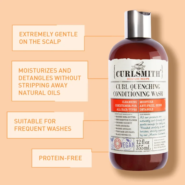 Curlsmith Wash Day Routine Curlsmith Curl Quenching Conditioning Wash | LOOKFANTASTIC