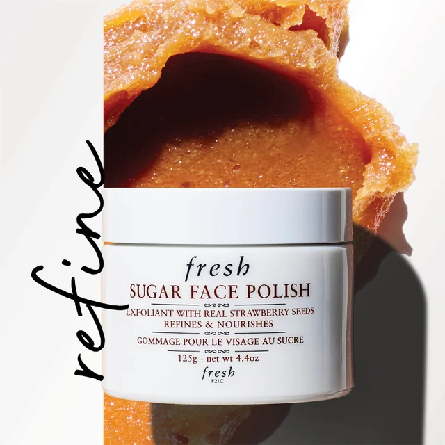 Image 1, refine. Image 2, 96* felt smoother skin* *Clinical assessment, 32 subjects, 4 weeks. Image 3, ingredients and their benefits. Image 4, the scent. Image 5, cleanse, mask, treat. Image 6, customer review