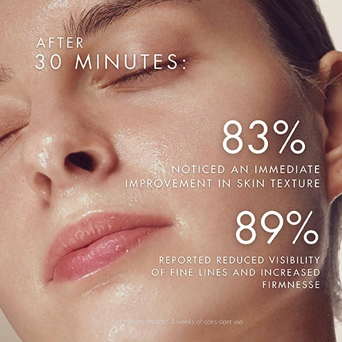 Image 1 - A close-up of a persons face with closed eyes and dewy skin shows text After 30 minutes: 83% noticed an immediate improvement in skin texture, 89% reported reduced visibility of fine lines and increased firmness, with a footnote stating User trial results after 4 weeks of consistent use. Image 2 - A square glass bottle of Skin Design London Face Tight serum with a brown dropper top on a light background. Text reads: THE WORLDS #1 TIGHTENING SERUM, Immediate Results, No Needles, No Downtime, Skin Design London, DESIGNER COSMECEUTICALS CLINIC, FACE TIGHT, VISAGE SERRÉ, Serum / Sérum, 30mL e 1fl oz. Image 3 - A bottle of Skin Design London Face Tight serum with a brown cap and glass body is shown on a light background next to a list of benefits: A FACELIFT IN A BOTTLE, KEY BENEFITS, INCREASED COLLAGEN, ANTI-FATIGUE, SMOOTHES SKIN SURFACE, BOOSTS ELASTICITY, and on the bottle label: Skin Design LONDON, DESIGNER COSMECEUTICALS CLINIC, FACE TIGHT, VISAGE SERRÉ, Serum / Sérum. Image 4 - A light-colored serum bottle labeled Skin Design London Face Tight Visage Serré, 30ml e 1 fl oz, is centered on a light beige background with text surrounding it that reads: POWERED BY SESAFLASH® Instantly tightens and smooths the skin with a sesame-derived active. ULTRA FILLING SPHERES™ Fill in fine lines and instantly plump the skins surface for a smoother, more supple look. ARGASSENTIAL™ Firms and plumps the skin by enhancing lipid storage and dermal density - ideal for loss of firmness and thinning skin. INYLINE® Helps relax facial tension, softening wrinkles. Image 5 - A woman with long dark curly hair applying product to her hand is shown next to text that reads: THE FOUNDER EXPERTISE The future is intensive skincare, and with this serum your skin is tightened by three powerful peptides. I design products for immediate efficacy and investment in your skins quality and health. Face Tight is formulated to elevate your skin routine to the next phase as it provides daily treatments without the downtime. - FATMA SHAHEEN FOUNDER & CEO THE TITAN OF TIGHTENING FINANCIAL TIMES Image 6 - An infographic shows The SDL Treatment Plan Tightening designed by Fatma Shaheen, detailing four steps: Step 1 Face Bath Clean, with its product Skin Design London Face Bath Bain De Visage; Step 2 Volume Serum Plump, with its product Skin Design London V Volume Serum 30ml e 1fl. oz; Step 3 Face Tight Serum Tighten, with its product Skin Design London Face Tight Visage Sérum 30ml e 1fl. oz; and Step 4 Retinol Gel Creme Hydrate, with its product Skin Design London Retinol Gel Creme Gel Crème Rétinol. Image 7 - A blurred image of a person with short hair and a yellow top, possibly holding a serum bottle, overlaid with white text that reads: FACE TIGHT SERUM HOW TO USE DESIGNED BY FATMA SHAHEEN AM & PM Apply FACE TIGHT SERUM in the morning or evening before your cream. Using clean fingertips, dispense 1 or 2 drops. Gently press or massage into the face, neck, and décolleté using upward strokes. Skin Design LONDON.