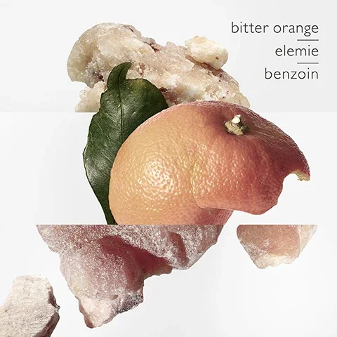 key scents = bitter orange, elemie and benzoin.