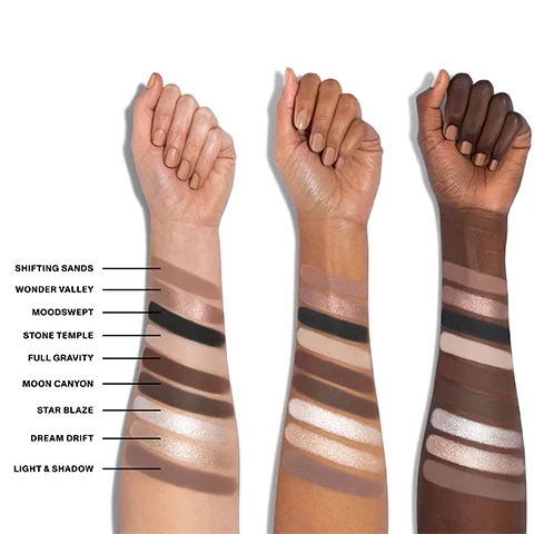 Hand swatch model shot