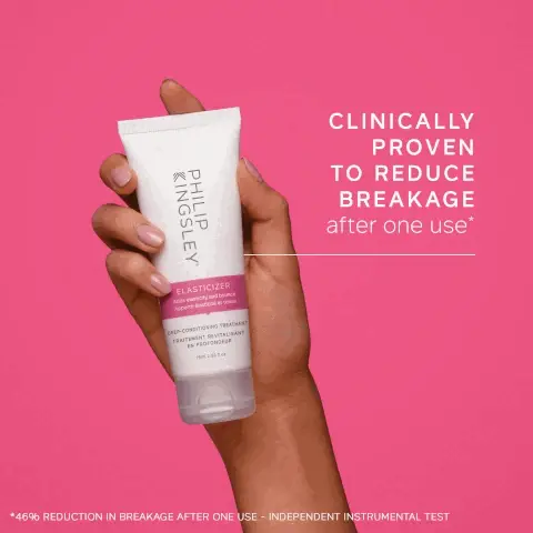 Image 1, Clinically proven to reduce breakage after one use. Image 2, After first use, 9 out of 10 agreed hair felt nourished