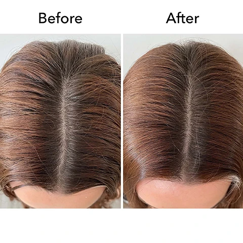 Image 1 - Image showing a comparison of hair before and after treatment, with the left side labeled Before displaying dull and unkempt hair, and the right side labeled After showing smooth and shiny hair.
Image 2 - A green container of Bumble and Bumble Seaweed Whipped Scalp Scrub is displayed, featuring text about its nutrient-rich ingredients and indicating it provides 2X shine instantly compared to unwashed hair.
Image 3 - Image features a light green background with text highlighting a seaweed collection that includes ingredients such as royal sugar kelp, pacific sea kelp, and green microalgae, along with icons indicating 93% naturally derived ingredients, vegan status, and 100% recycled packaging.
Image 4 - A green jar of Bumble and bumble Bb. Seaweed Whipped Scalp Scrub is shown against a light green background, with icons and text indicating benefits like scalp care, adds shine, gentle, deep-cleansing, and free of sulfate cleansers, along with the text infused with a trio of nutrient-rich seaweeds.
