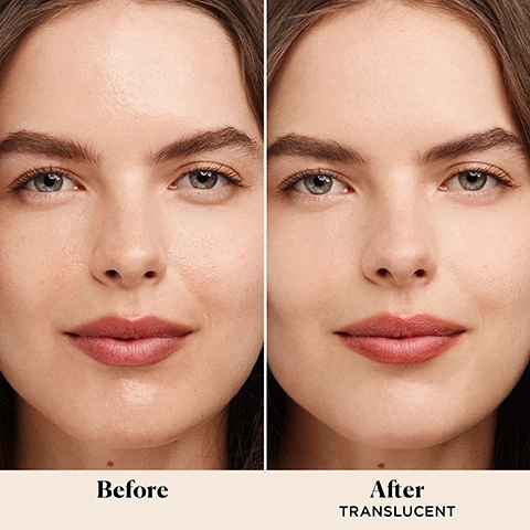 Image 1, 2 and 3, before and after translucent. image 4, jumbo vs regular vs travel