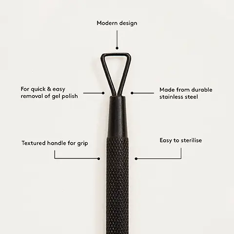 Image 1, Step-By-Step mylee 1. BUFF Buff the shiny layer of gel polish from the surface of your nails. 2. REMOVE Apply cotton pads soaked in Acetone" to your nails and leave for 10 to 15 minutes or apply Mylee Mogic Gel Remover and leave for 6 minutes. 3. SCRAPE Once the gel polish has started to peel and lift, gently use the Mylee Gel Scraper tool to remove the polish. 4. FINISH Wash your hands and apply a dash of Mylee Cuticle Oil' to nourish. * Products sold separately