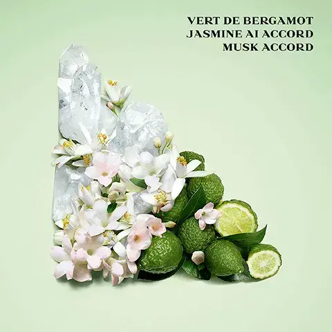image 1, Vert de bergamot. Jasmine accord. Musk accord. image 2, Prada Paradoxe the refillable frgarances. The new florality. Emma Watson. image 3, paradoxe virtual flower eau de parfum. Olfactive family = floral musky. Key ingredients = bergamot, jasmine tech accord and serenolide. personality = luminous, floral and comforting. intensity = 2 out of 4. paradoze eau de parfum. olfactive family = floral ambery. key ingredients = neroli buds, ambrofix and serenolide. personality = fresh, sensual and intense. intensity = 2 out of 4. paradoxe eau de parfum intense. olfactive family = floral ambery woody. key ingredients = jasmine, ambrofix and moss accord. personality = blooming, captivating and powerful. intensity = 3 out of 4.