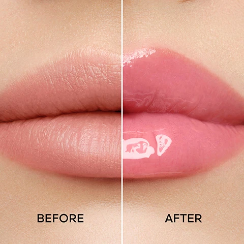 Image 4 - A close-up of vibrant red and pink roses with water reflections and the text Essence of Rose, Absolute of Rose, Peach. Image 5 - The image shows three vertical panels: the left features an orange fruit and white flowers in water, the middle shows white flowers and green leaves with water bubbles, and the right depicts a close-up of pink rose petals, with each panel featuring a bee in a heart logo; the visible text reads Up to 95% NATURAL ORIGIN 90% to 95% ingredients of natural origin, in accordance with the ISO 16128, calculation including water. INFINITELY REFILLABLE AQUA ALLEGORIA COLLECTION ORGANIC BEETROOT ALCOHOL.