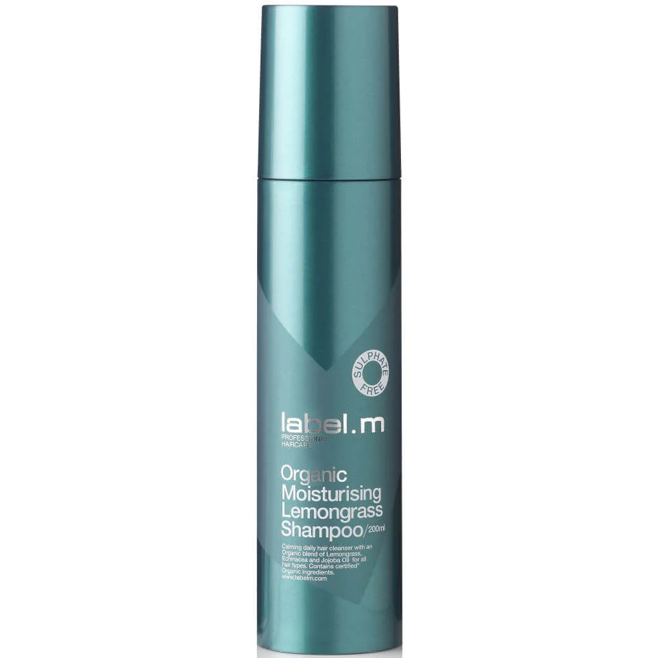 label.m Organic Moisturising Lemongrass Shampoo 200ml Image 1