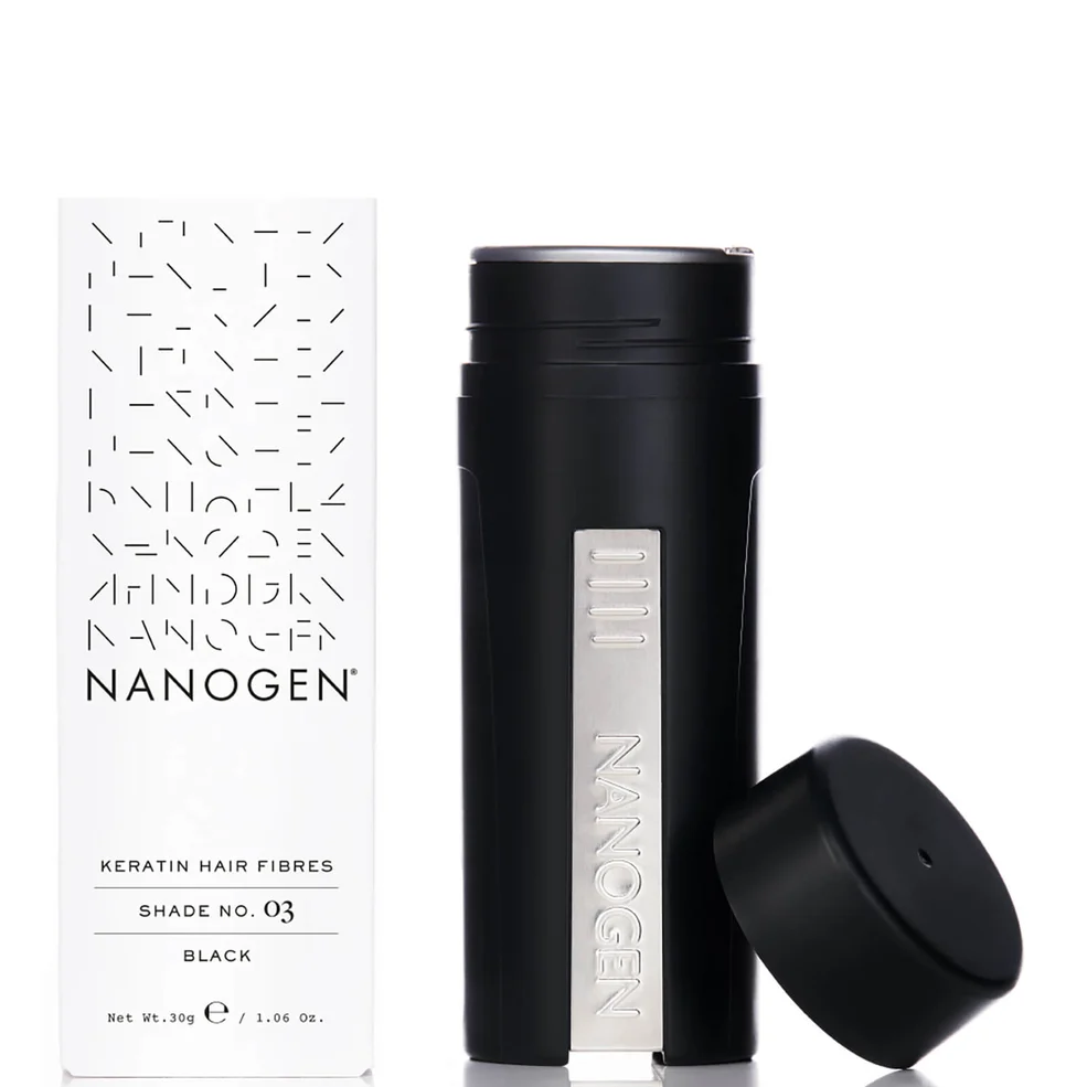 Nanogen Hair Thickening Fibres Black (30g) Image 1