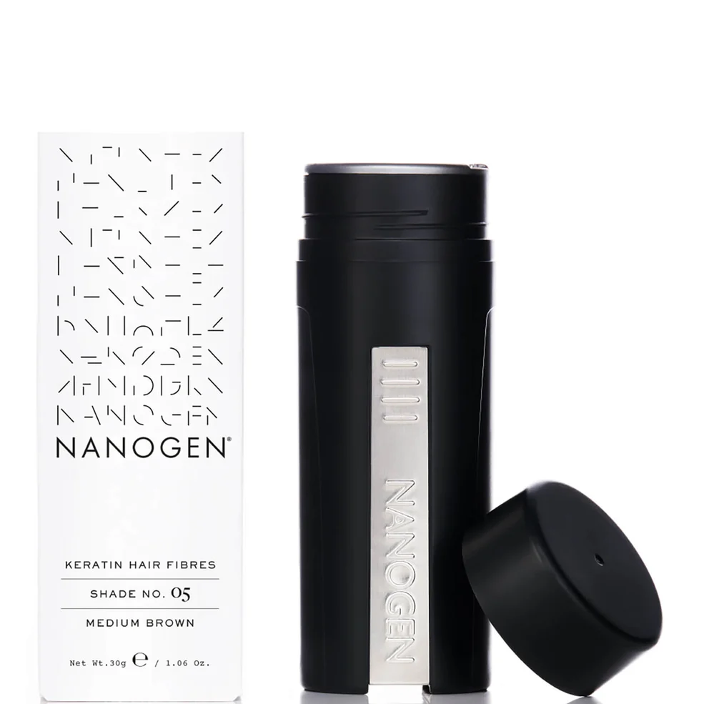 Nanogen Hair Thickening Fibres Medium Brown (30g) Image 1