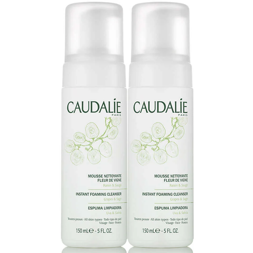 Caudalie Duo Foaming Cleanser (2 x 150ml) (Worth £30) Image 1