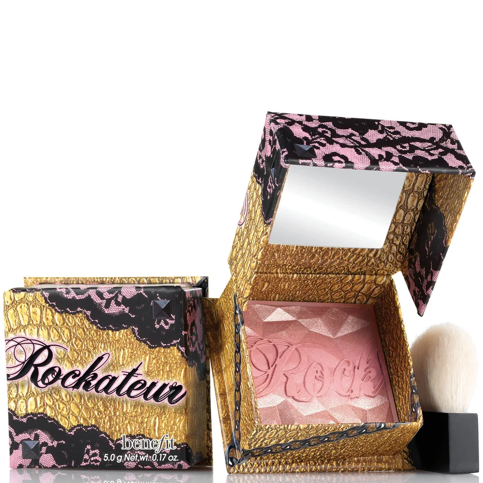 benefit Rockateur Rose Gold Powder Blush and Highlight Image 1