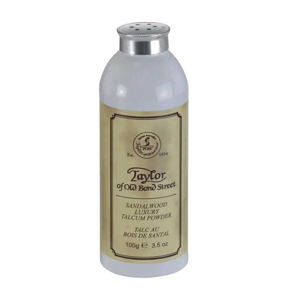 Taylor of Old Bond Street Sandalwood Talcum Powder (100g) Image 1