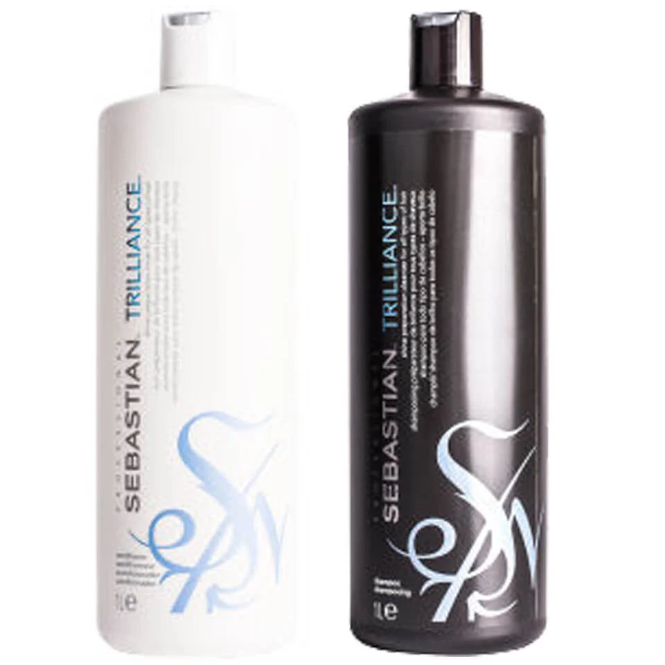 Sebastian Professional Trilliance Shampoo and Conditioner (2 x 1000ml) Image 1