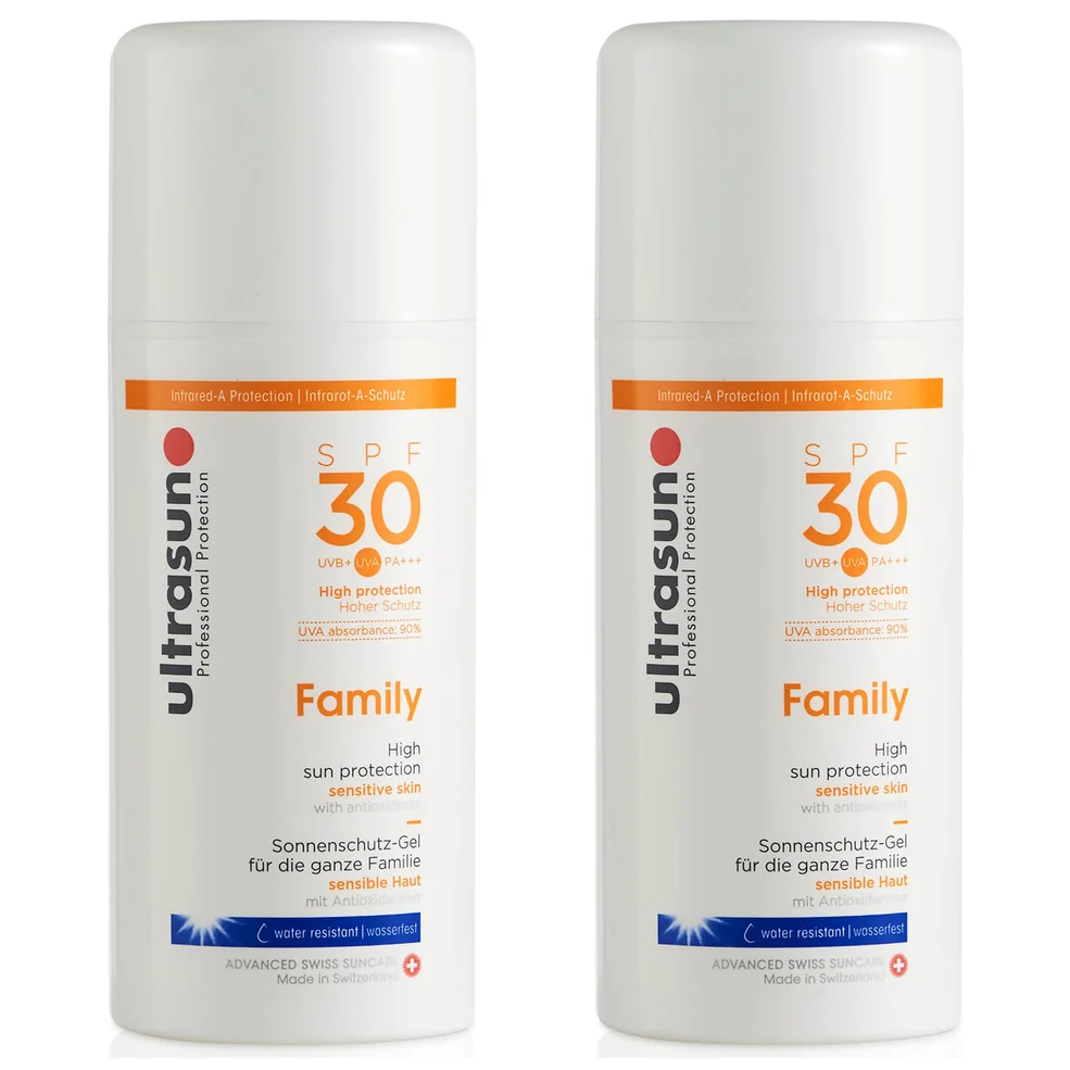 Ultrasun Family SPF 30 - Super Sensitive Duo (2 x 100ml) Image 1
