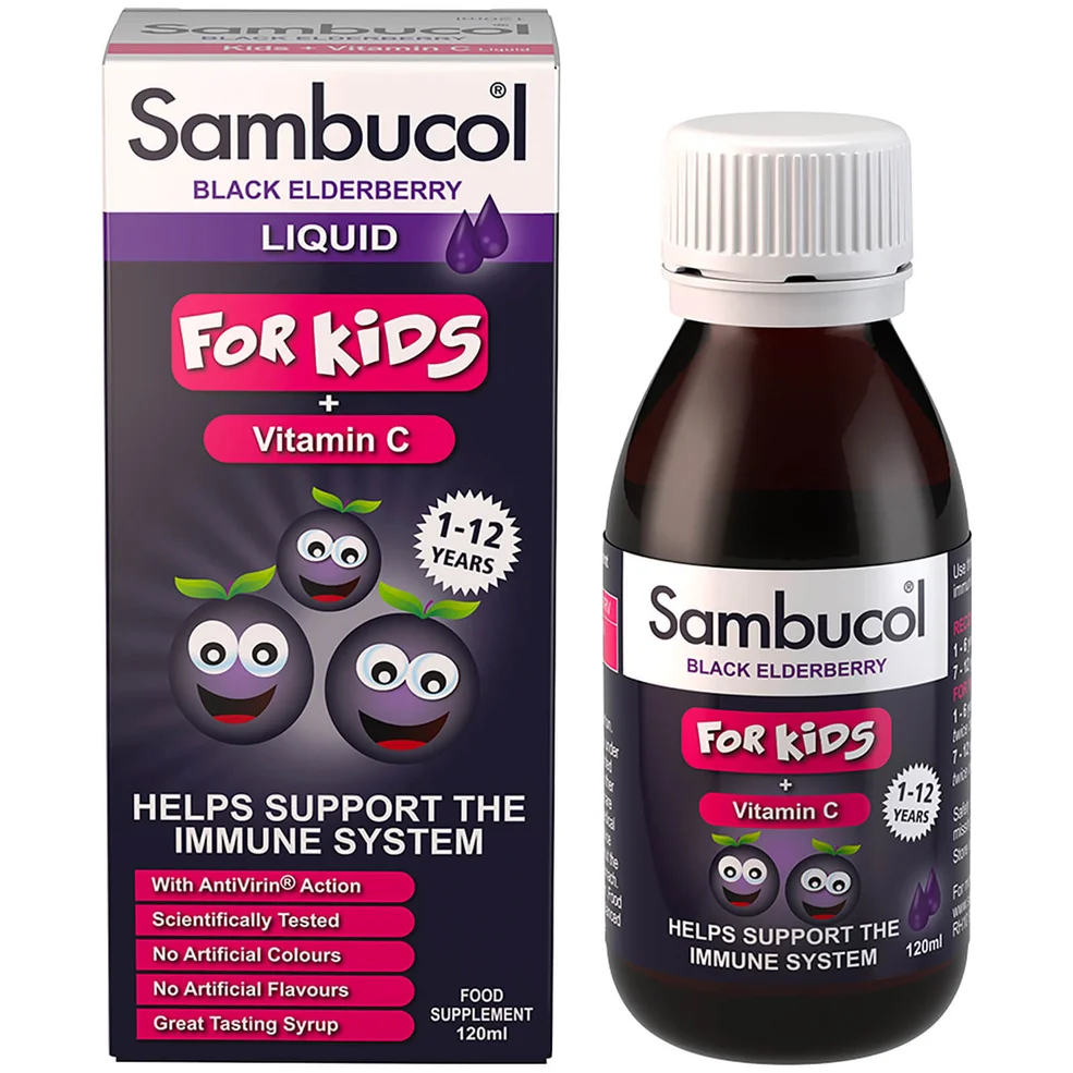 Sambucol Kids Formula - Flavour Free (120ml) Image 1