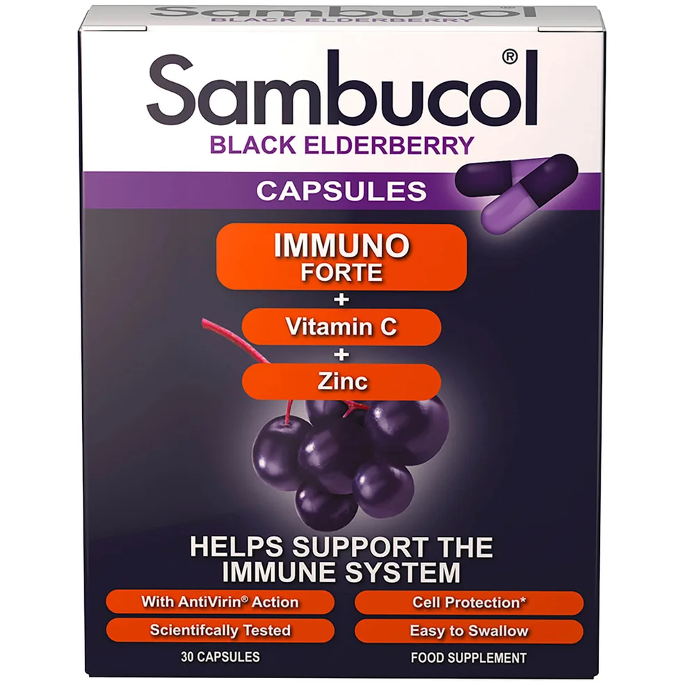 Sambucol Immuno Forte Capsules (30 Capsules) Image 1