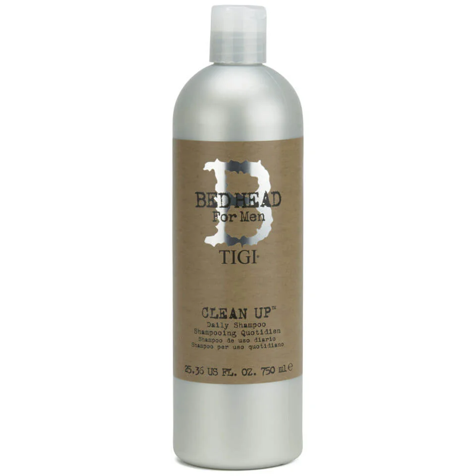 TIGI Bed Head for Men Clean Up Daily Shampoo (750ml) Image 1
