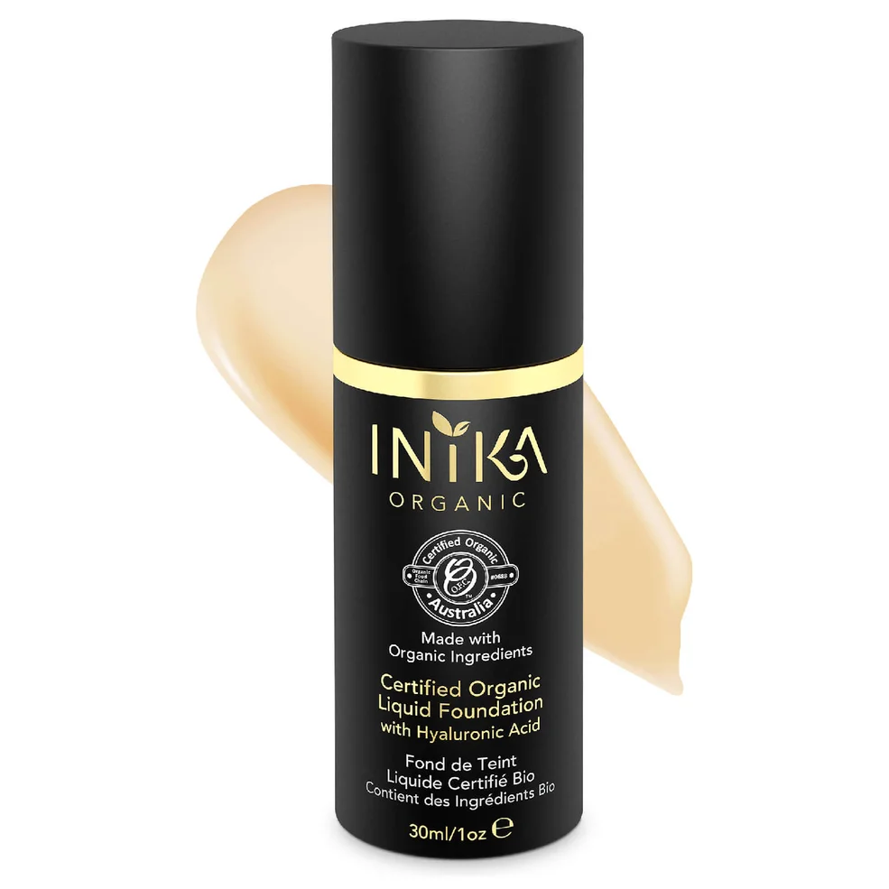 INIKA Certified Organic Liquid Mineral Foundation (Various Colours) Image 1