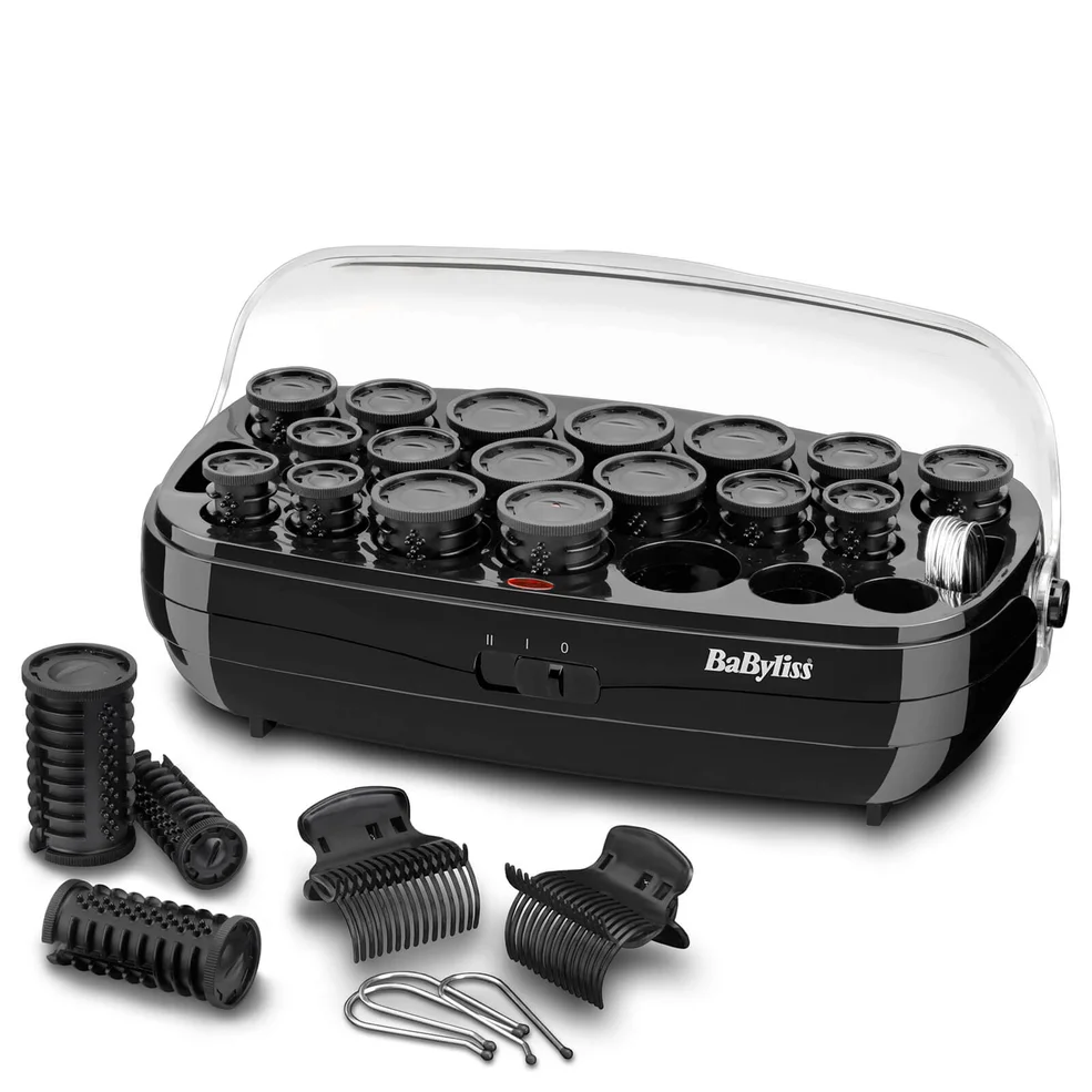 BaByliss Thermo-Ceramic Hair Rollers Black LOOKFANTASTIC