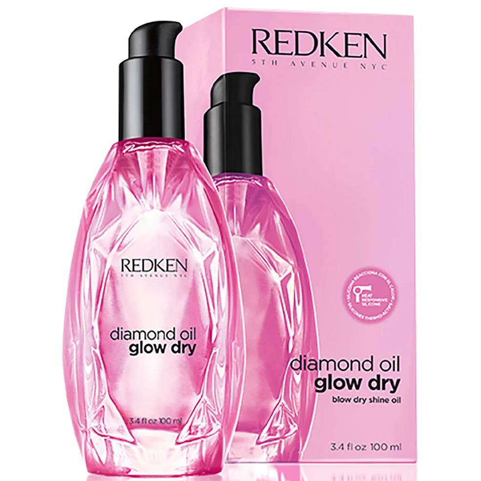 Redken Diamond Oil Glow Dry Style Enhancing Oil (100ml) Image 1