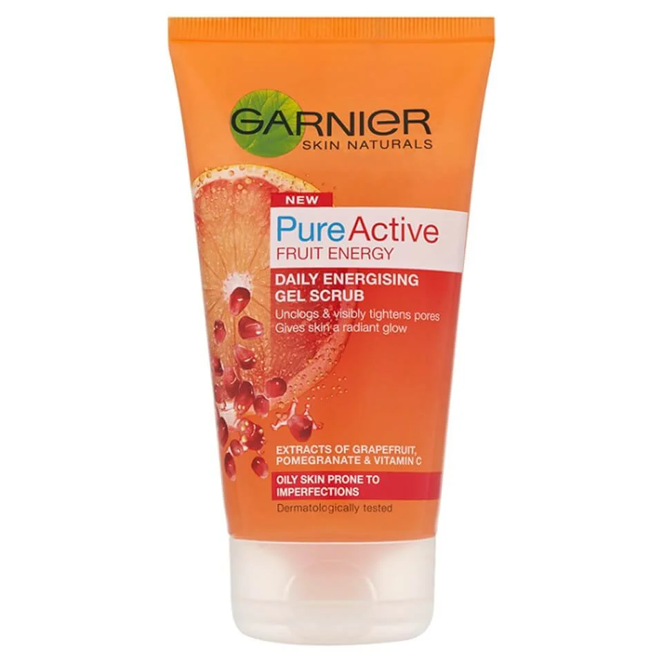 Garnier Pure Active Daily Energising Gel Scrub for Oily Skin 150ml Image 1