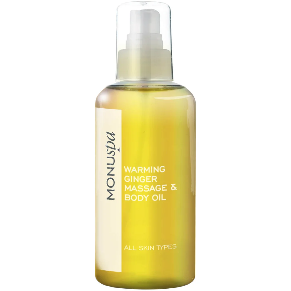 MONUspa Warming Ginger Body Oil 100ml Image 1