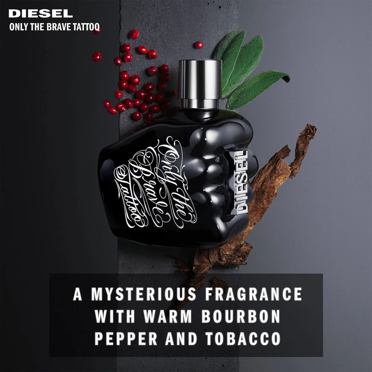 Diesel Only The Brave Tattoo Eau de Toilette 35ml LOOKFANTASTIC