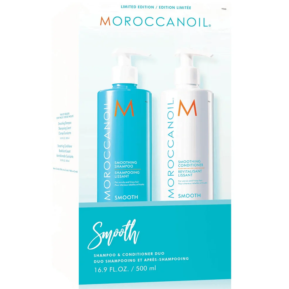 Moroccanoil Smoothing Shampoo & Conditioner Duo (2x500ml) Image 1