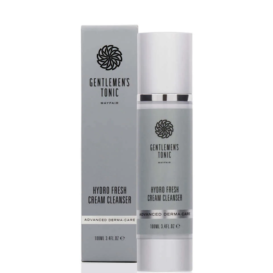 Gentlemen's Tonic Advanced Derma Care Hydro Fresh Cream Cleanser 100ml Image 1