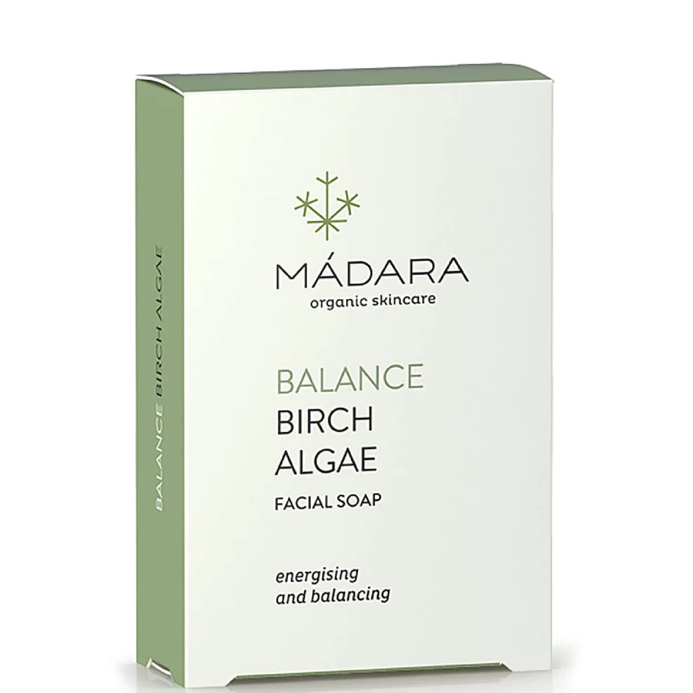 MÁDARA Birch Algae Balancing Face Soap 70g Image 1