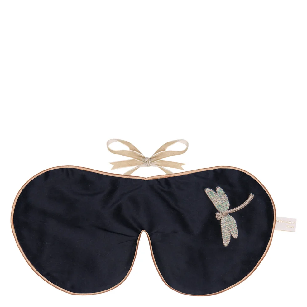 Holistic Silk Eye Mask Slipper Gift Set - Black - S Image 1