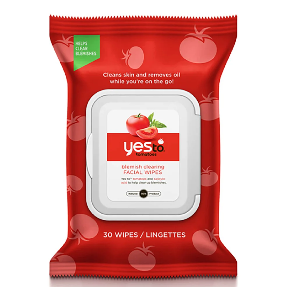 yes to Tomatoes Blemish Clearing Facial Wipes (Pack of 30) Image 1