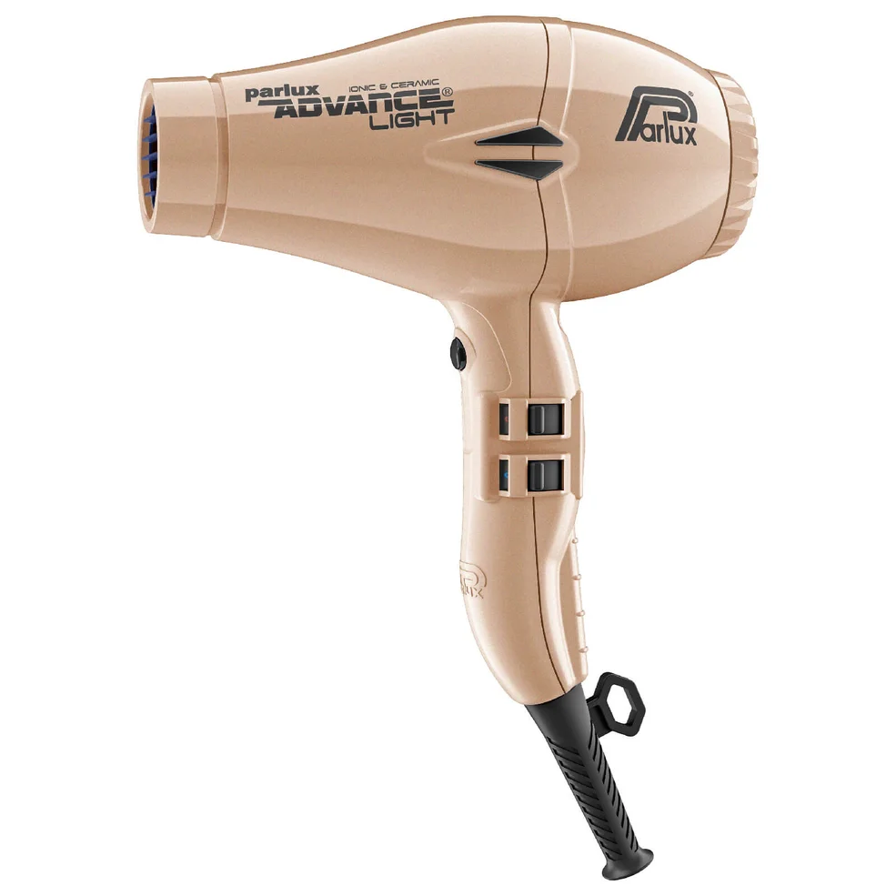 Parlux Advance Light Ceramic Ionic Hair Dryer - Light Gold Image 1