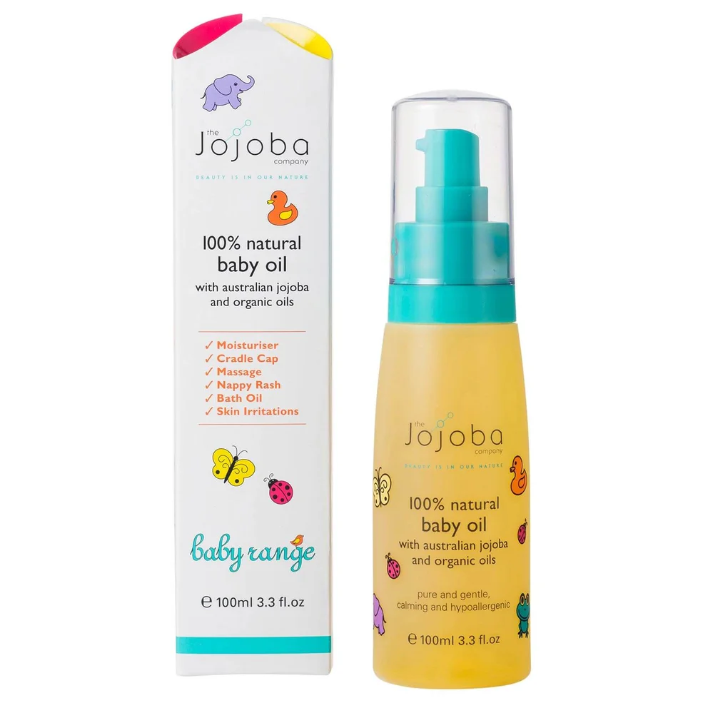 The Jojoba Company 100% Natural Baby Oil 100ml Image 1