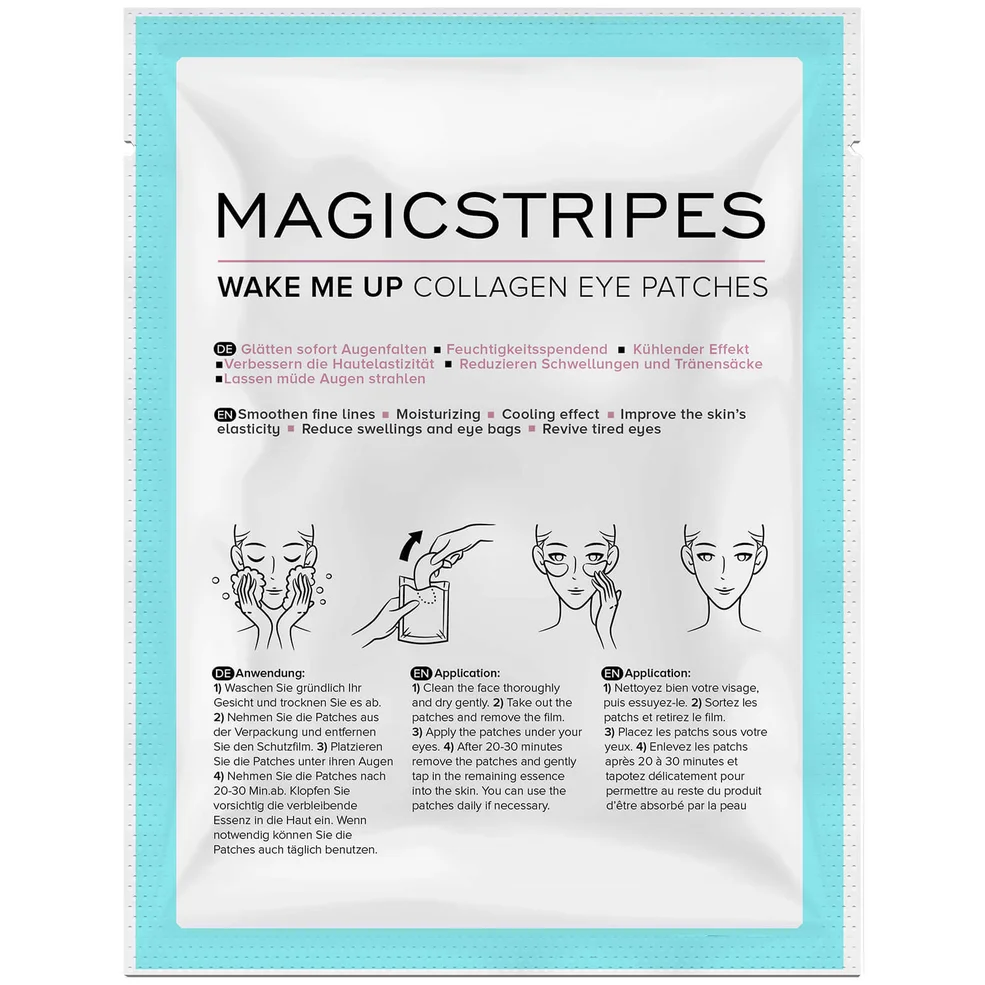 MAGICSTRIPES Wake Me Up Collagen Eye Patches Image 1