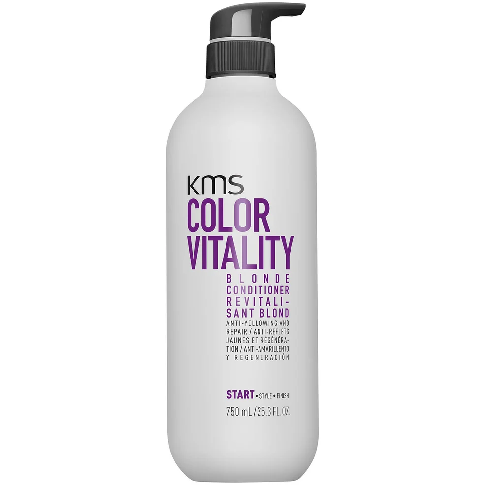 KMS Color Vitality Blonde Conditioner 750ml For Anti-Brassiness And Repair (Worth £69) Image 1