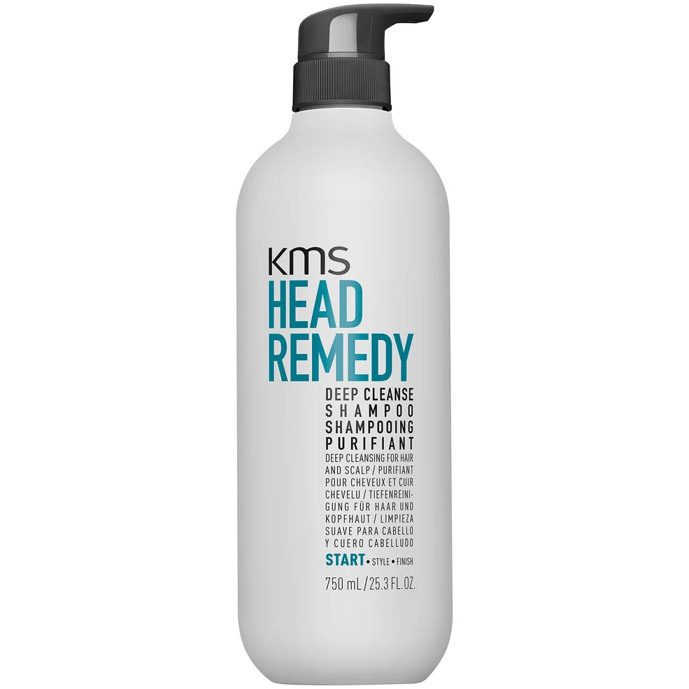 KMS Head Remedy Deep Cleanse Shampoo 750ml For Hair & Scalp (Worth £52.50) Image 1