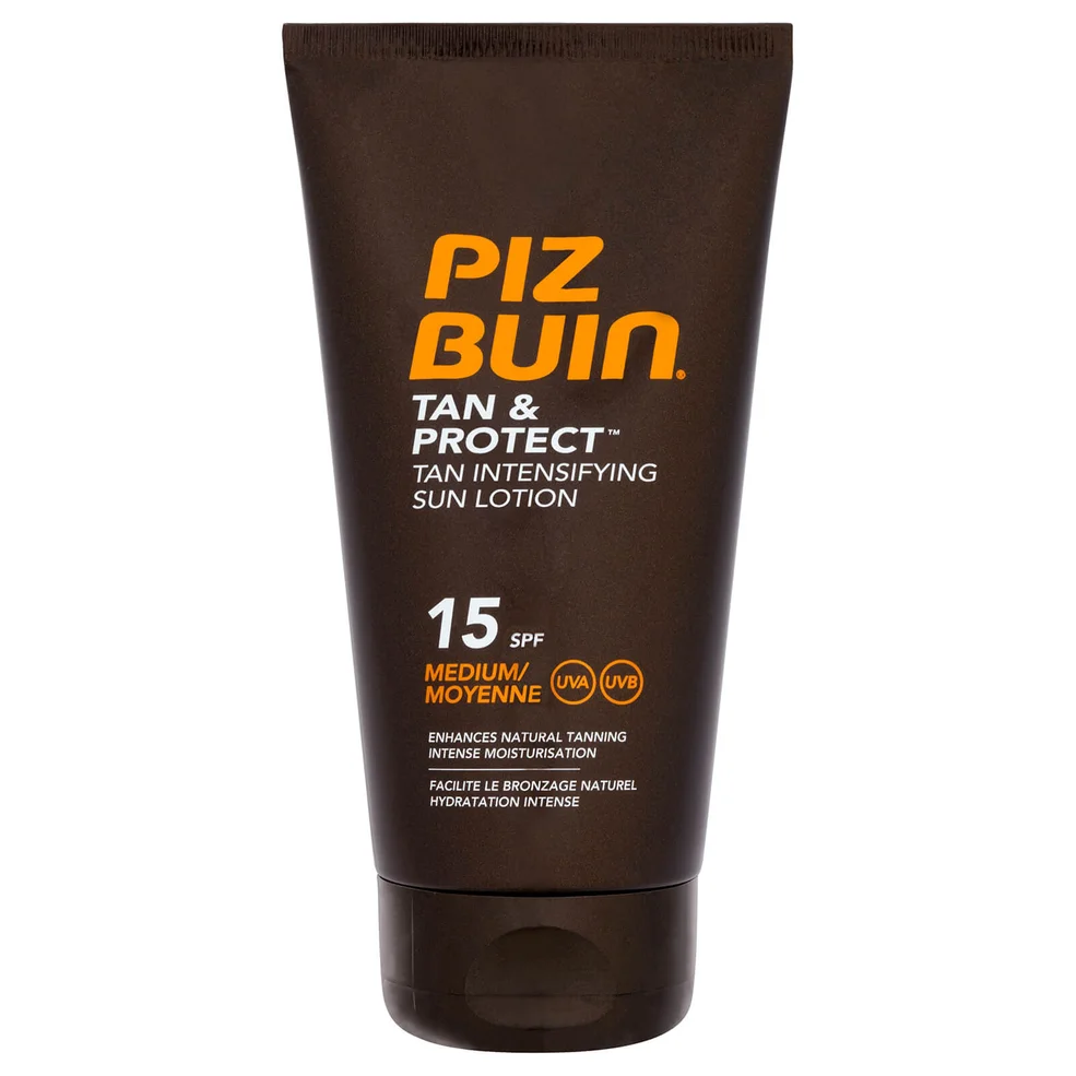 Piz Buin Tan & Protect Tan Intensifying Sun Lotion - Medium SPF15 150ml Image 1