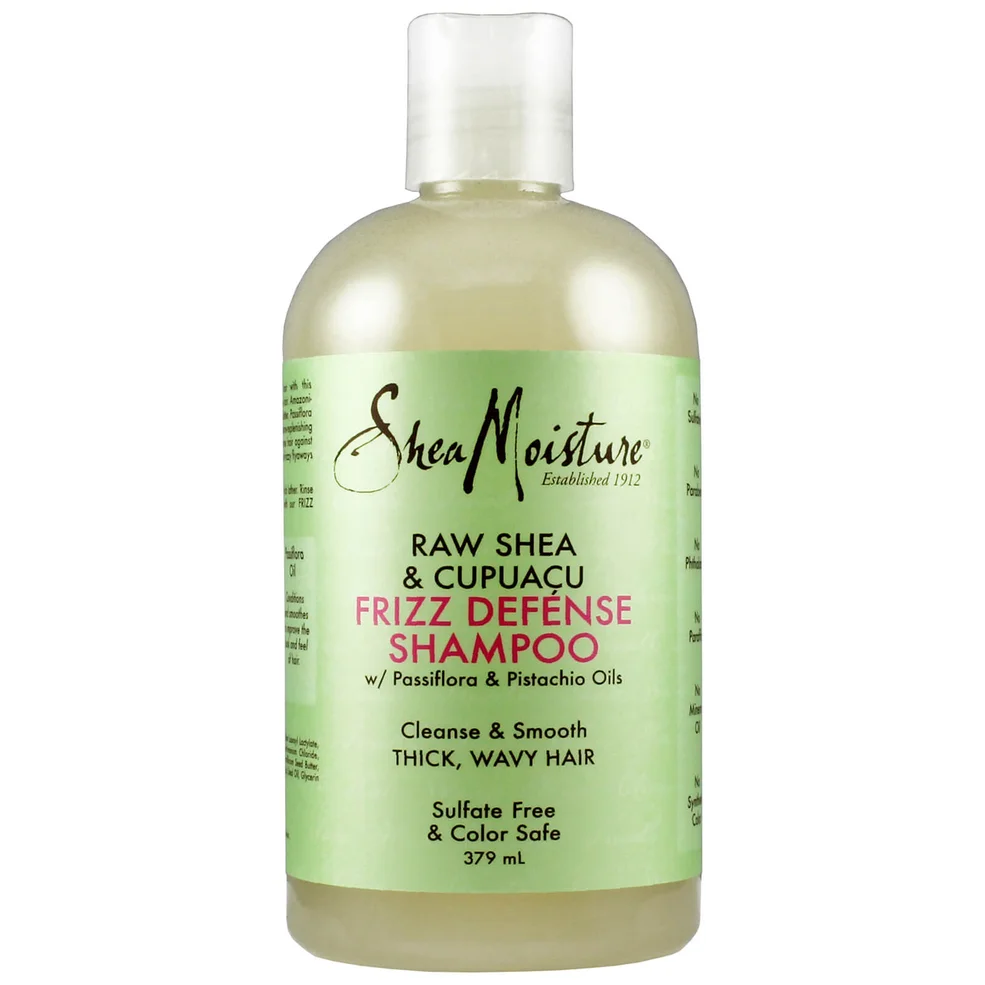 Shea Moisture Raw Shea & Cupuacu Frizz Defense Shampoo 384ml Image 1