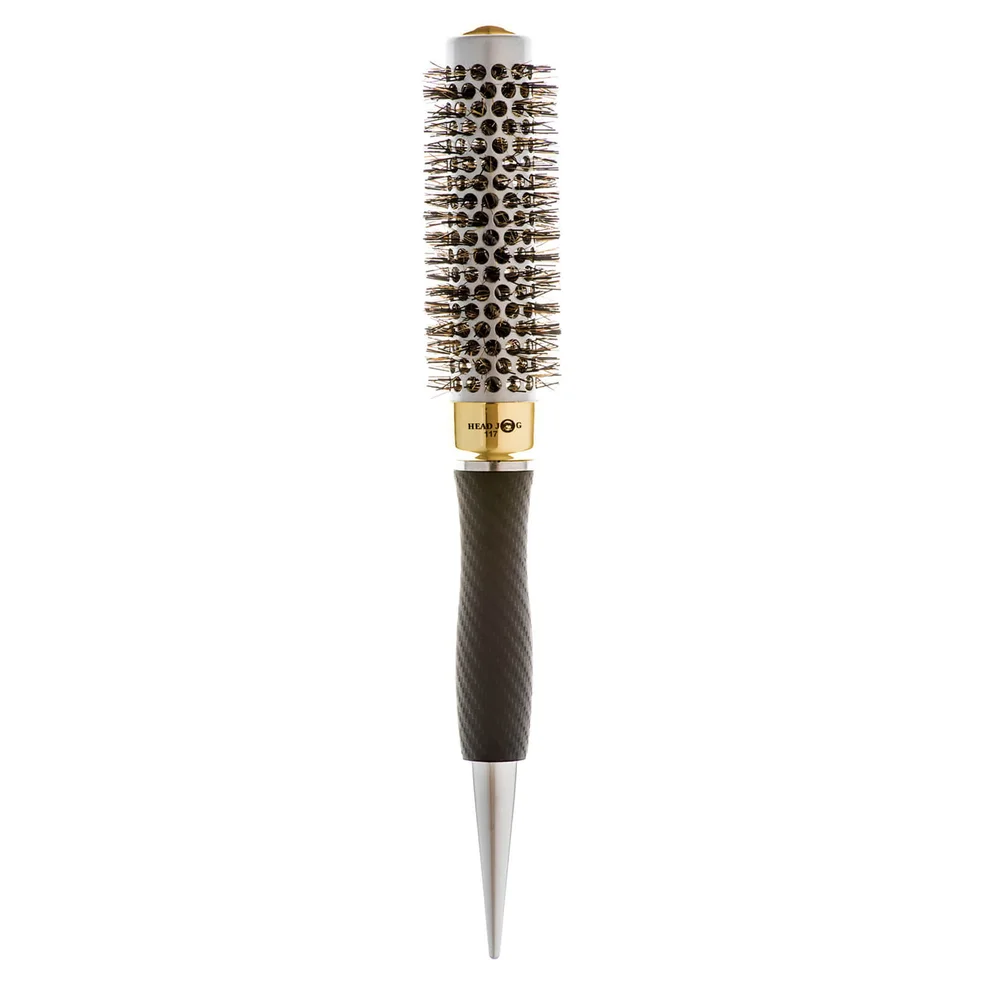 Head Jog 117 Gold Thermal Ceramic Radial Hair Brush - 25mm Image 1
