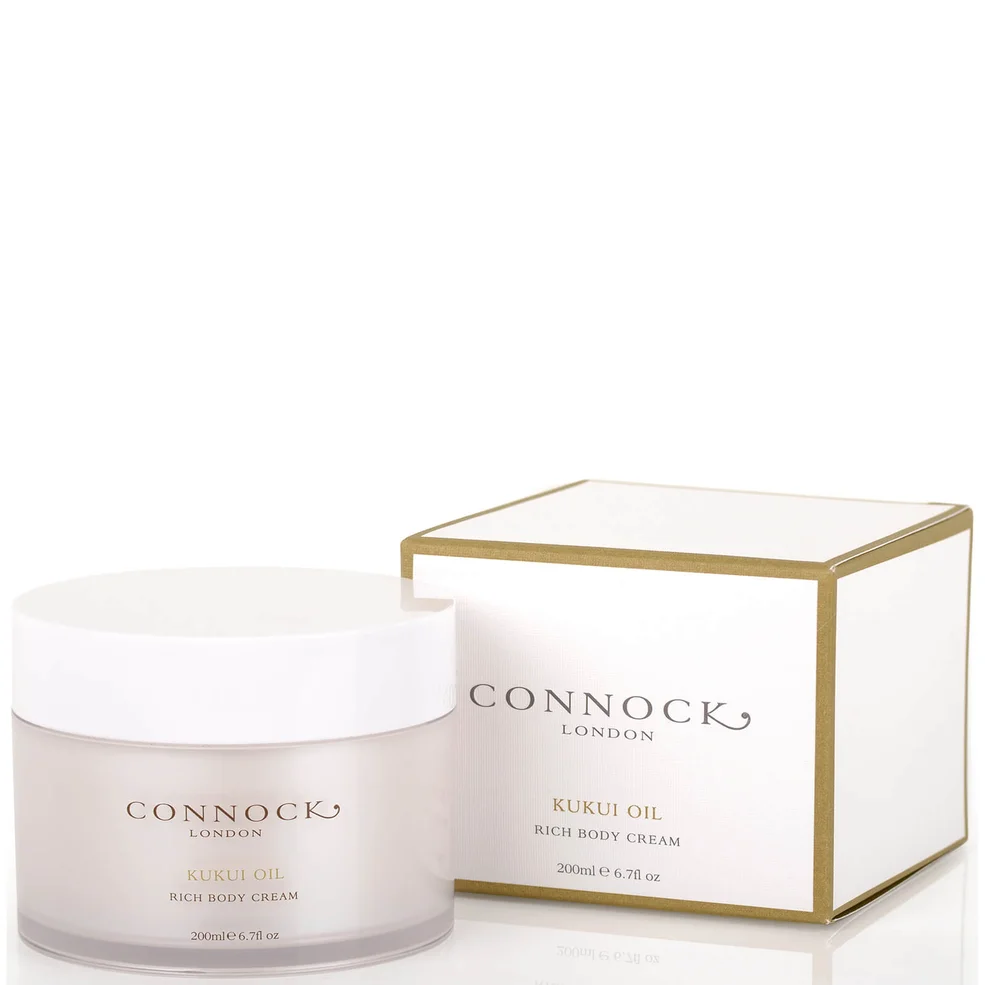 Connock London Kukui Oil Rich Body Cream 200ml Image 1
