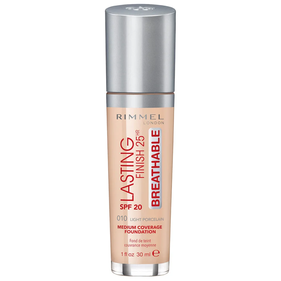 Rimmel London Lasting 25H Breathable Foundation 30ml Image 1