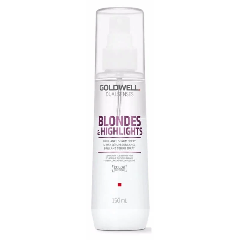 Goldwell Dualsenses Blonde And Highlights Anti-Yellow Serum Spray, For Luminosity & Neutralising Unwanted Yellow Tones 150ml Image 1