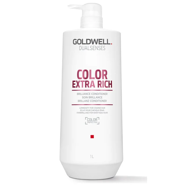 Goldwell Dualsenses Color Extra Rich Brilliance Conditioner 1000ml (Worth £85)
