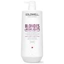 Goldwell Dualsenses Blonde And Highlights Anti-Yellow Shampoo, For Luminosity & Neutralising Unwanted Yellow Tones 1000ml