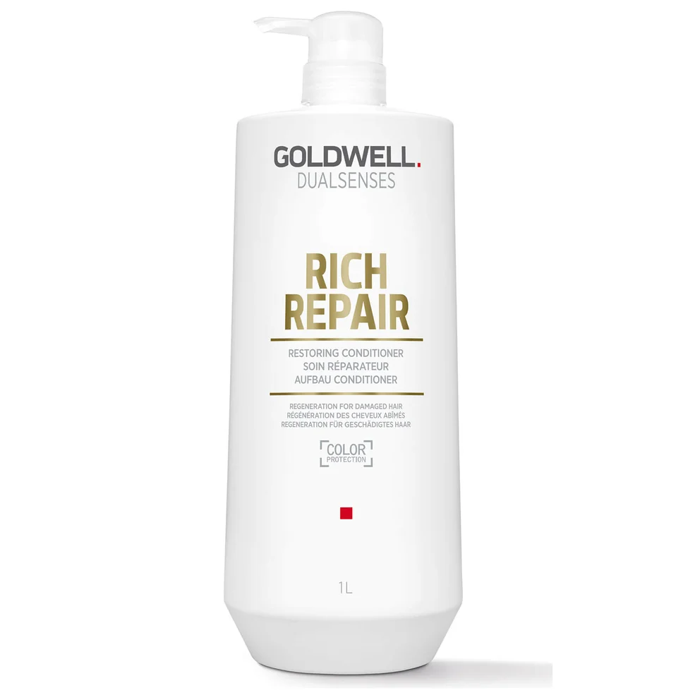 Goldwell Dualsenses Rich Repair Restoring Conditioner 1000ml (Worth £85) Image 1